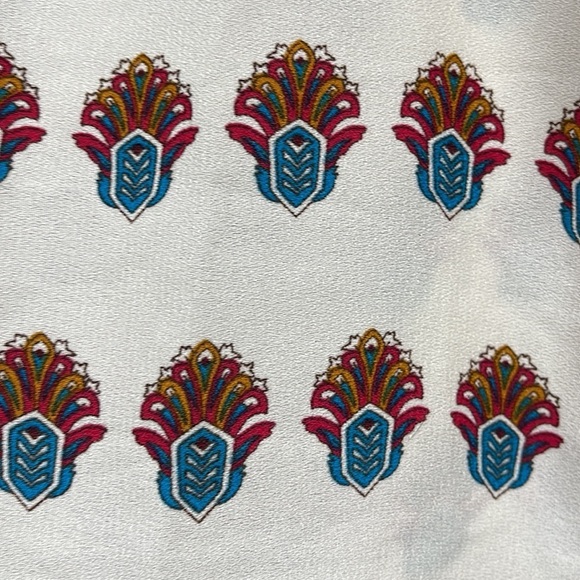 Show Me Your Mumu Oasis Lace-Up Short Sleeve Cropped Top Size XS - Picture 4 of 9